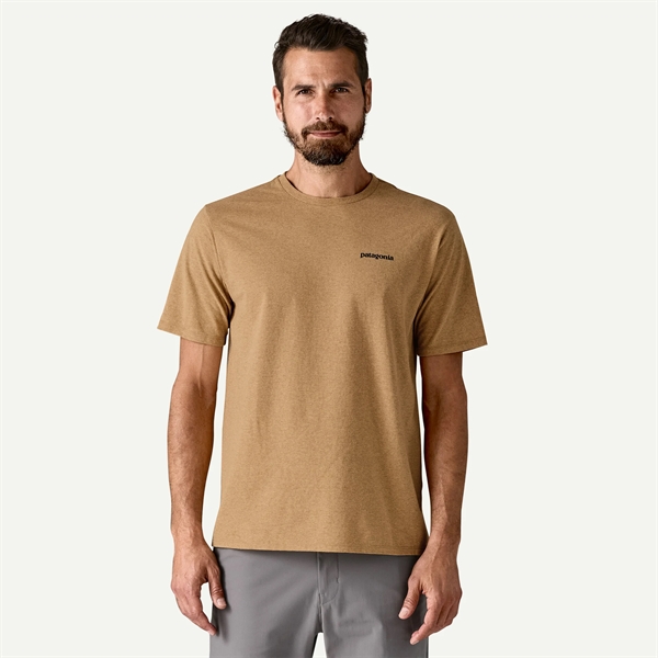 Patagonia Mens P-6 Logo Responsibili Tee - Talon Gold